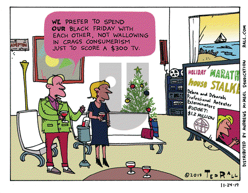 Ted Rall - Friday November 24, 2017 Comic Strip