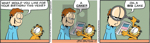 Garfield - Thursday June 17, 2010 Comic Strip