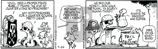 Over the Hedge on Friday September 26, 2003 Comic Strip