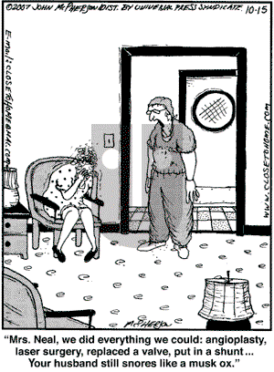 Close to Home - Monday October 15, 2007 Comic Strip