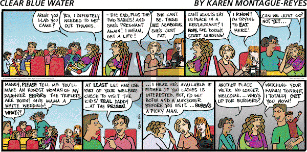 Clear Blue Water on Sunday January 16, 2005 Comic Strip