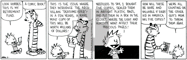 Calvin and Hobbes on Wednesday March 1, 1995 Comic Strip
