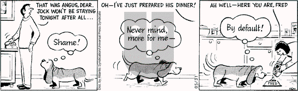 Fred Basset on Saturday May 31, 2008 Comic Strip