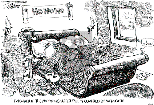 Pat Oliphant on Friday December 19, 2003 Comic Strip
