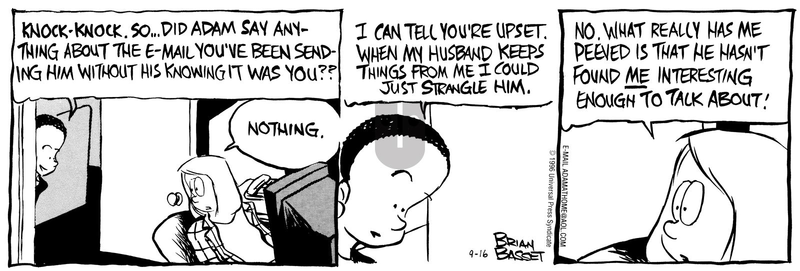 Adam@Home - Monday September 16, 1996 Comic Strip