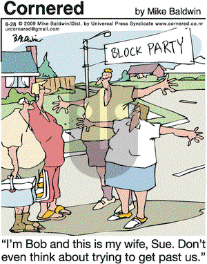 Cornered on Friday August 28, 2009 Comic Strip