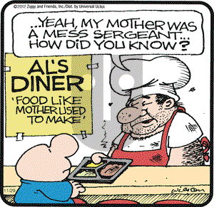 Ziggy on Thursday November 29, 2012 Comic Strip