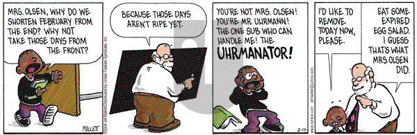 Frazz on Tuesday February 10, 2004 Comic Strip