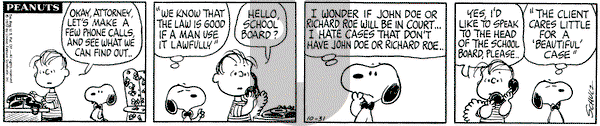 Peanuts on Tuesday October 31, 1972 Comic Strip