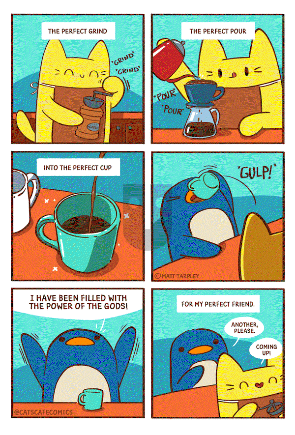 Cat's Cafe on Thursday March 31, 2022 Comic Strip