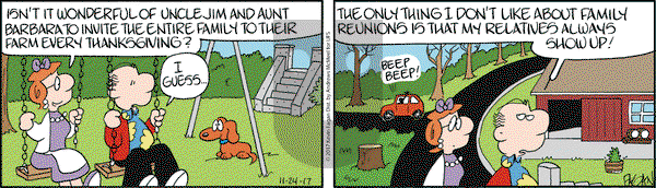Drabble on Friday November 24, 2017 Comic Strip