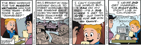 Nancy on Friday December 7, 2012 Comic Strip