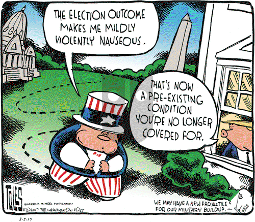 Tom Toles on Friday May 5, 2017 Comic Strip