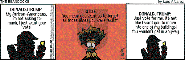 La Cucaracha on Tuesday August 30, 2016 Comic Strip