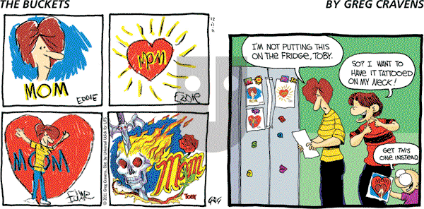 The Buckets on Sunday December 11, 2011 Comic Strip
