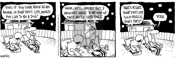 The Duplex - Wednesday January 22, 1997 Comic Strip