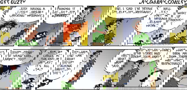 Get Fuzzy on Sunday March 7, 2010 Comic Strip