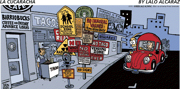 La Cucaracha on Sunday February 20, 2005 Comic Strip