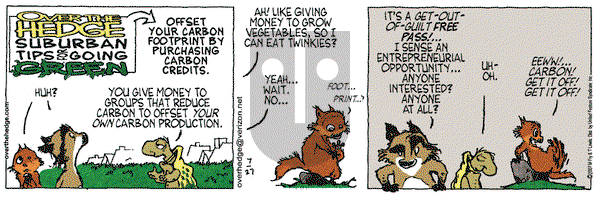 Over the Hedge on Friday July 27, 2007 Comic Strip