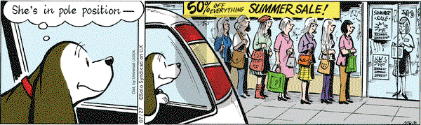 Fred Basset on Monday July 27, 2015 Comic Strip