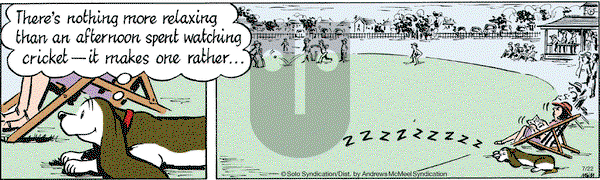 Fred Basset on Saturday July 22, 2017 Comic Strip