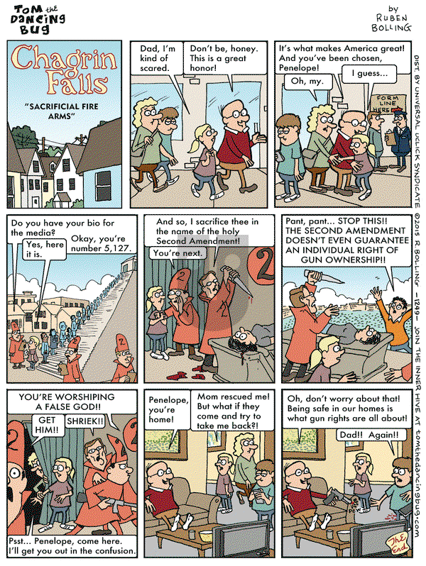 Tom the Dancing Bug on Friday July 31, 2015 Comic Strip