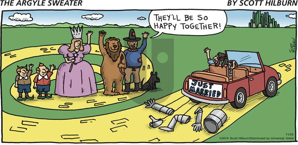 The Argyle Sweater on Sunday November 23, 2014 Comic Strip
