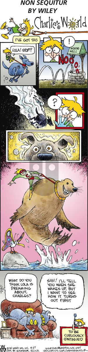 Non Sequitur on Sunday September 27, 2015 Comic Strip