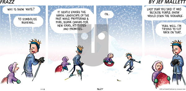 Frazz - Sunday January 1, 2012 Comic Strip