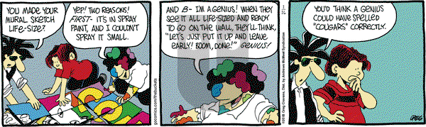 The Buckets on Tuesday January 16, 2018 Comic Strip