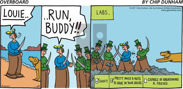 Overboard on Sunday October 15, 2017 Comic Strip