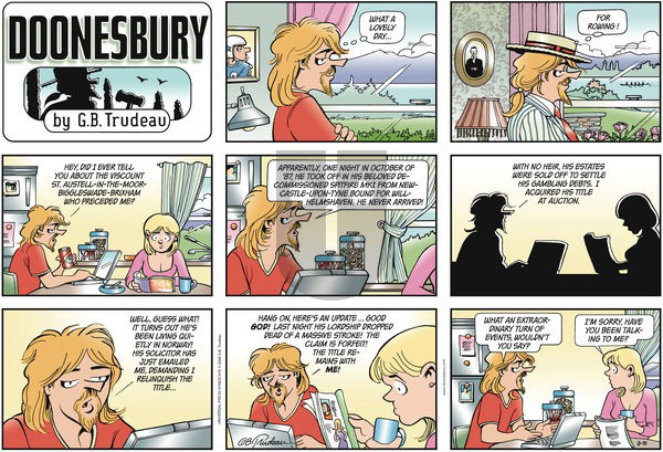 Doonesbury on Sunday August 31, 2008 Comic Strip