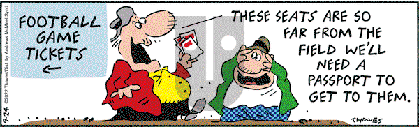 Frank and Ernest - Saturday September 24, 2022 Comic Strip