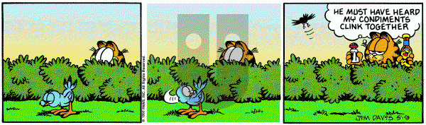 Garfield on Saturday May 9, 1992 Comic Strip