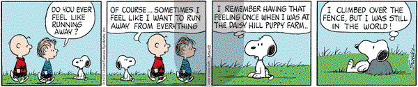 Peanuts on Wednesday August 14, 2002 Comic Strip
