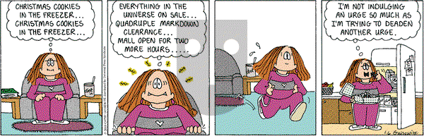 Cathy Classics on Saturday January 6, 2001 Comic Strip