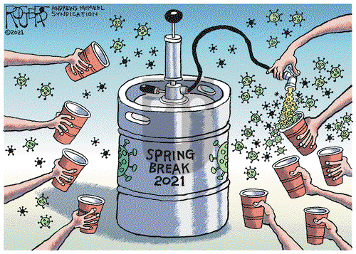 Rob Rogers on Wednesday March 17, 2021 Comic Strip