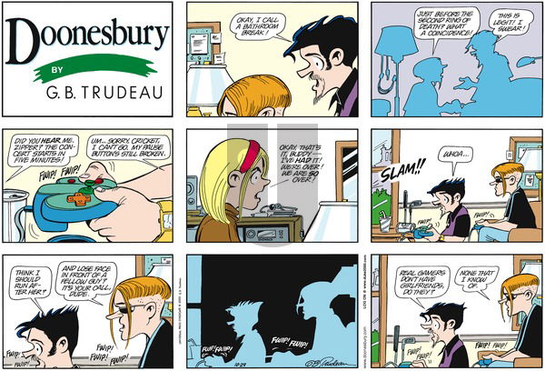 Doonesbury on Sunday November 12, 2000 Comic Strip