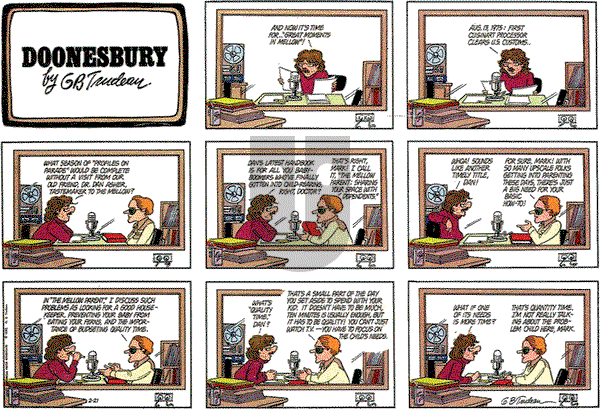 Doonesbury on Sunday February 21, 1982 Comic Strip