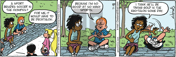 Cleats on Friday July 18, 2008 Comic Strip