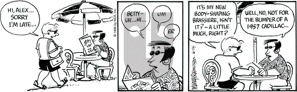 Betty on Friday June 14, 1996 Comic Strip