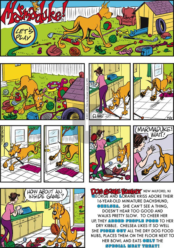Marmaduke on Sunday September 25, 2016 Comic Strip