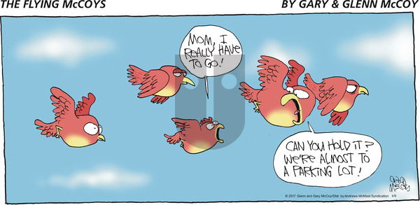 The Flying McCoys on Sunday April 9, 2017 Comic Strip