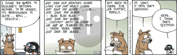 Get Fuzzy on Wednesday March 11, 2009 Comic Strip