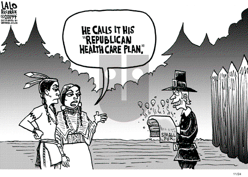 Lalo Alcaraz on Tuesday November 24, 2009 Comic Strip