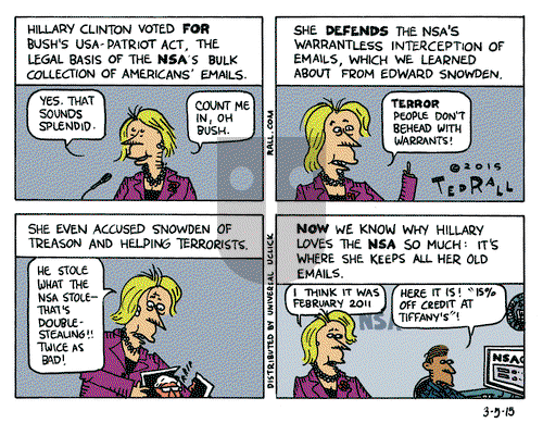 Ted Rall on Thursday March 5, 2015 Comic Strip