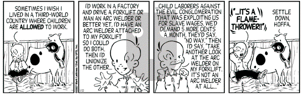 Cow and Boy Classics - Monday January 22, 2007 Comic Strip