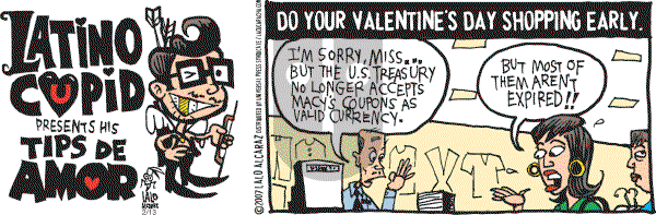 La Cucaracha on Tuesday February 13, 2007 Comic Strip