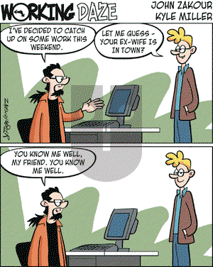 Working Daze on Saturday August 26, 2006 Comic Strip