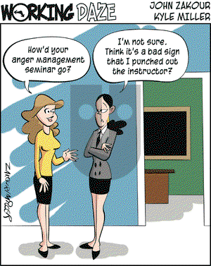Working Daze on Wednesday November 5, 2003 Comic Strip